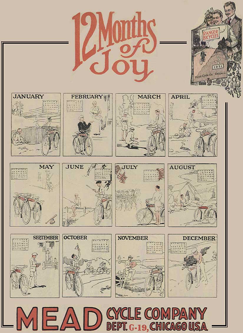 1921 Mead Cycle Company Ad