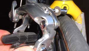 attaching front brakes on a bike