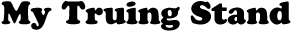My Truing Stand