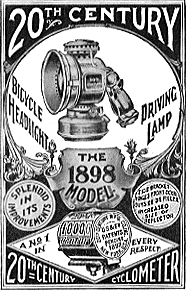 20th Century headlight ad