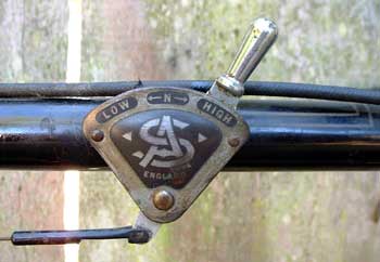 toptube-mount Sturmey-Archer trigger