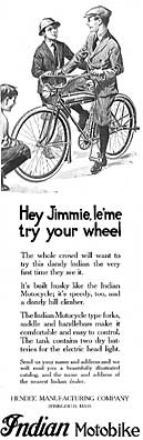 Indian Motobikes are just like dad's Indian!