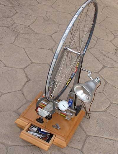 Wheeltru Wheel Truing Tool Jig Bike MTB Road BMX Bicycle Portable no stand Reqd